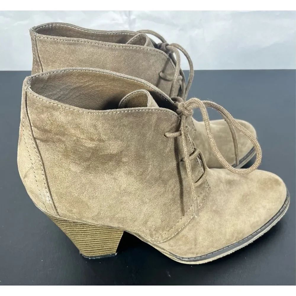 MIA faux suede Shayna booties